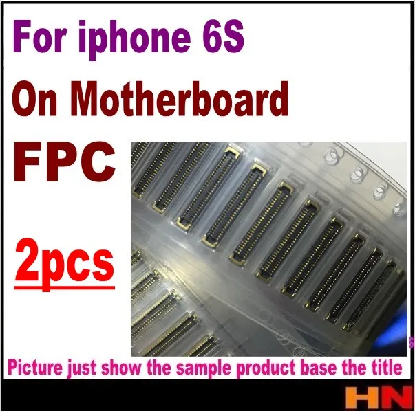 

2pcs for iPhone 6s 4.7" Touch Screen power volume dock charger back front camera battery FPC Plug Connector for Motherboard