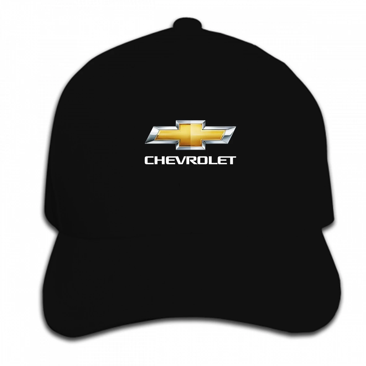 

Print Custom Baseball Cap Chevrolet Logo Mens Black Chevy Hat Peaked cap