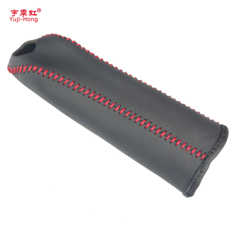 Car Handbrake Covers Case for Subaru XV Forester 2013 Genuine Leather Cover Handbrake Lever Grips