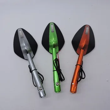 

Motorcycle Rear View Mirrors Side Mirror With LED Turn Signals Light Indicator for Yamaha Kawasaki Suzuki Cruiser Street Bike