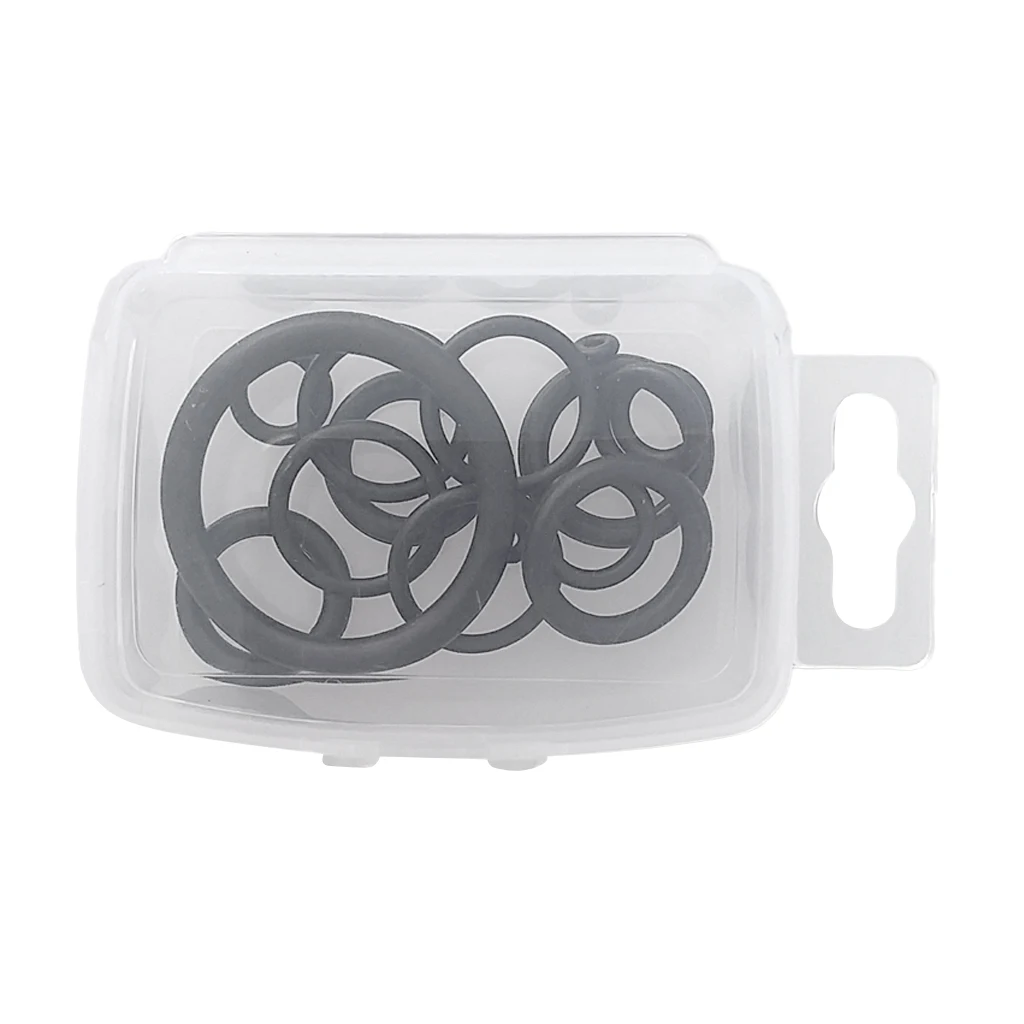 

15 Pieces Rubber O-Ring Kit & Case For Scuba Diving BCD Tank Hose Regulator