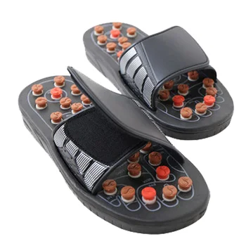 

1 Pair Foot Massage Slippers Acupuncture Therapy Massager Shoes For Foot Acupoint Activating Reflexology Feet Care Massageador