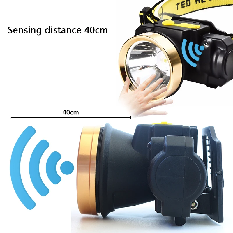FX-DZ20 светодиодный датчик движения тела налобный фонарь перезаряжаемый мини налобный фонарь перезаряжаемый наружный походный Фонарь налобный фонарь