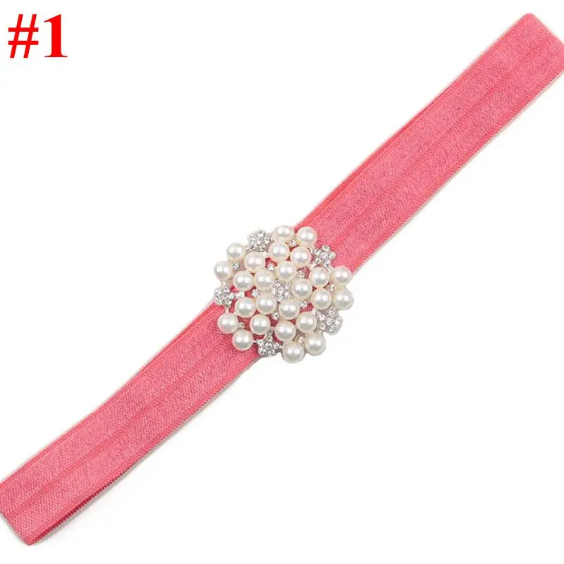Детская повязка на голову с жемчугом кристаллами|photo accessories newborn|accessories