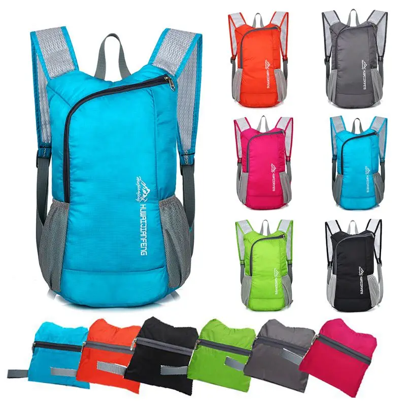 

Foldable Lightweight Outdoor Bags Travel Backpacks for Men Women Camping Hiking Cycling School Bag Back Pack Bags for Women 2018