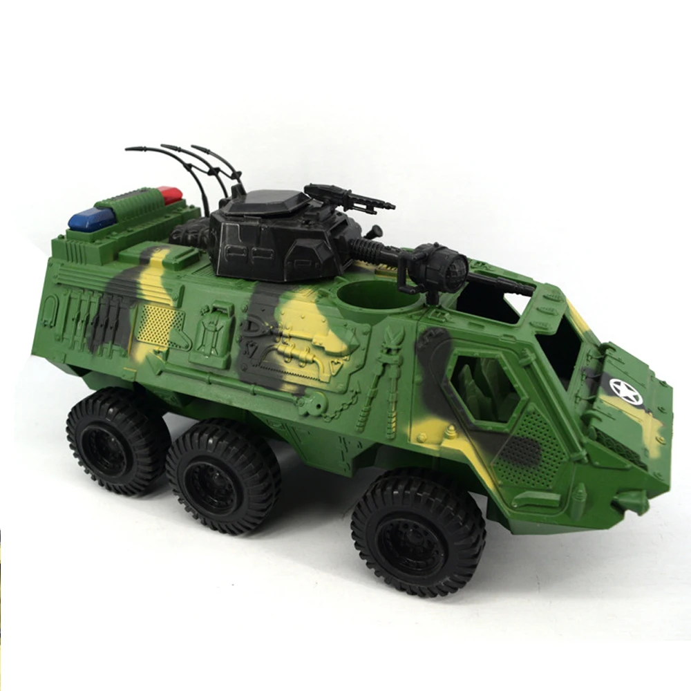 Kopen Grote Collectible 6 Wielen Tanks en gepantserde voertuigen zand gekleurde camouflage Diecast Tank Model Kinderen Speelgoed Gift