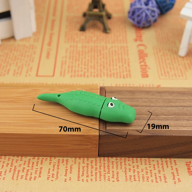 Cartoon Cool Animals USB 2.0 Cle Flash Drive Pendrive 64GB 32GB 128MB Classical Pendrive U Stick Flash Disk portable USB