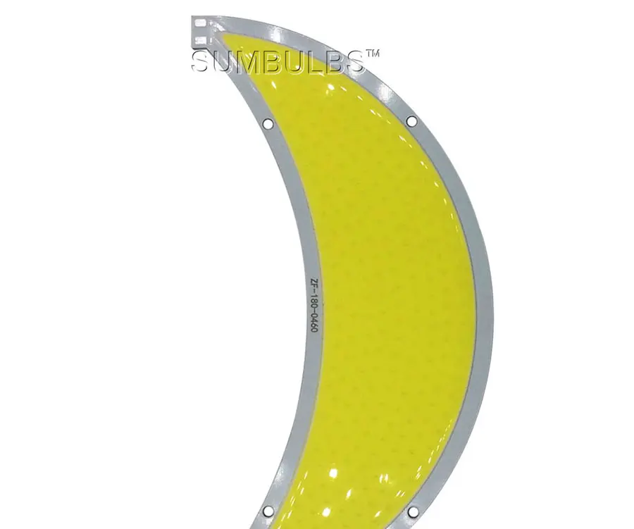 180MM 50W Moonshaped COB Lamp Moon LED Light DC 12-14V Warm White Cold White DIY COB Lighting Bulb (2)