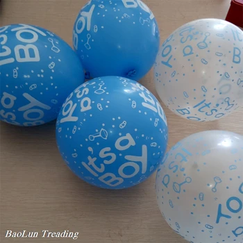 

Boy Blue Latex Balloons 30pcs 12 Inch 2.8g Round Transparent Ballon Happy Birthday Party Balloon Baby Shower Decor Helium Ballon