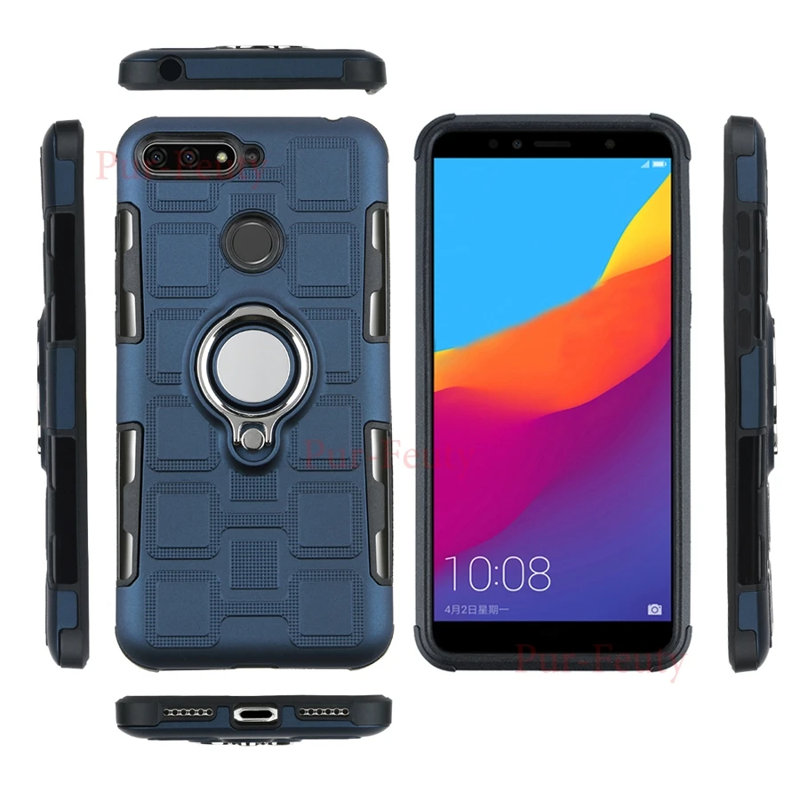 Чехол для Huawei Honor 7A Pro AUM L29 Honor7A 5 7 дюйма силиконовая подставка с кольцом