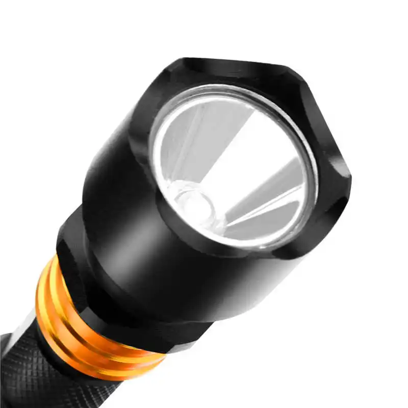 HOT Mini Q5 High Power Torch LED Tactical Flashlight AAA Lamp Light powerful led flashlight laser pointer #4S12 (3)