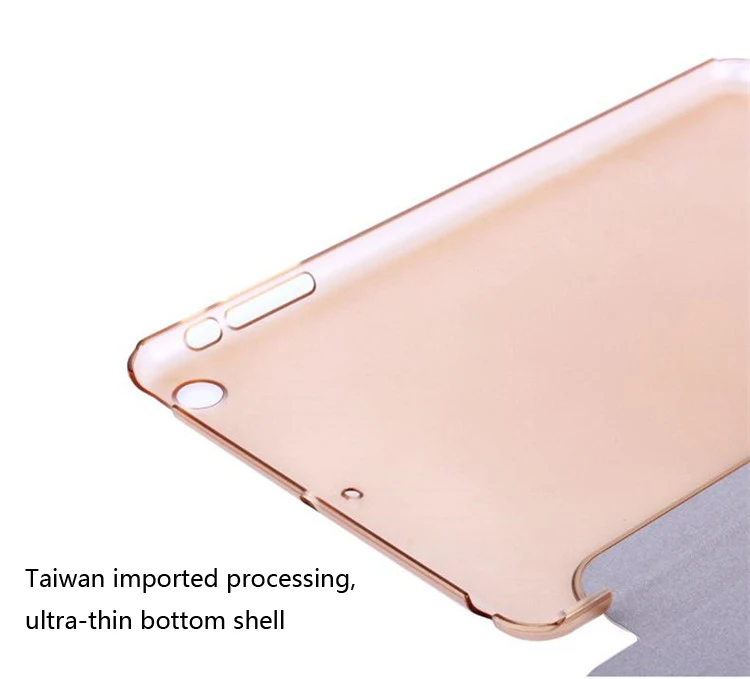 Чехол для iPad Pro 12,9, прозрачная задняя крышка из искусственной кожи, ультра тонкий, трехслойный, для пробуждения, умный чехол для планшета, для iPad 12,9, чехол, светильник, вес