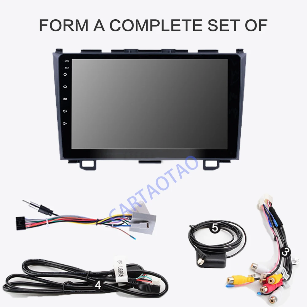 2 ГБ + 32 2din Android 8 1 автомобильное радио DVD плеер для Honda CRV CR V 2006 2011 Стерео GPS навигация