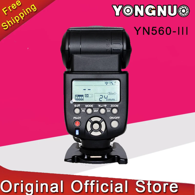 Yongnuo YN560 III YN560III YN560-III  Speedlite   Canon Nikon Pentax Olympus Panasonic DSLR 