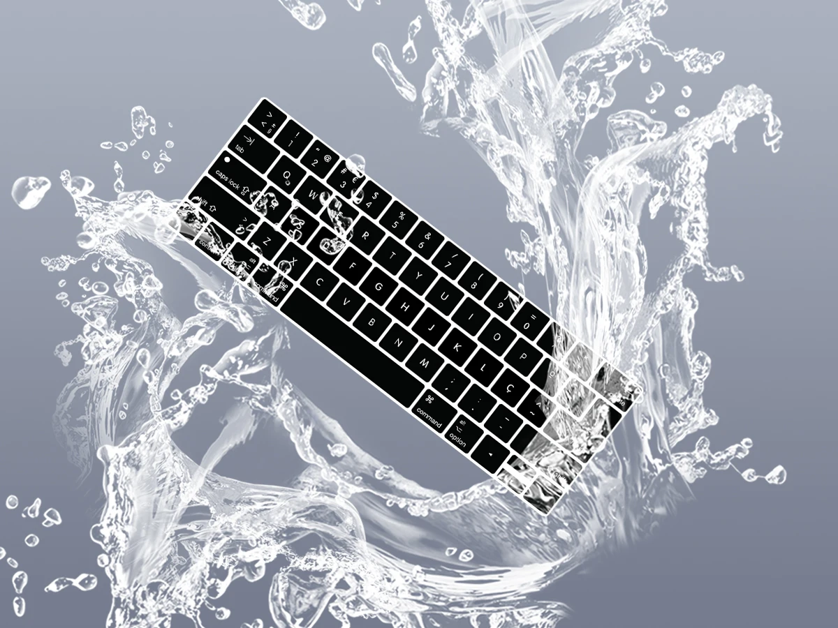 Чехол для клавиатуры силиконовый чехол Macbook Pro 13 дюймов A1706 15 A1707 с сенсорной