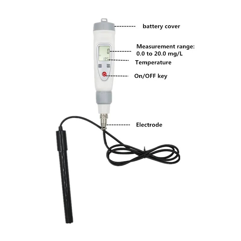 Портативный измеритель температуры растворенного кислорода типа ручки Портативный Карманный тестер качества воды анализатор 30