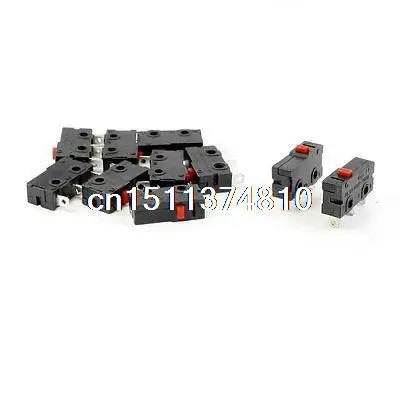 

10pcs 125VAC 5A Red Push Button Actuator Momentary Mini Microswitch 3-Pin SPDT