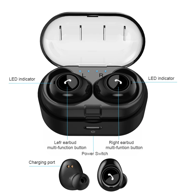 Наушники для Huawei P30 Pro P20 Lite Mate 20 10 P10 Plus P9 P8 2017 P Smart TWS Bluetooth наушники беспроводные