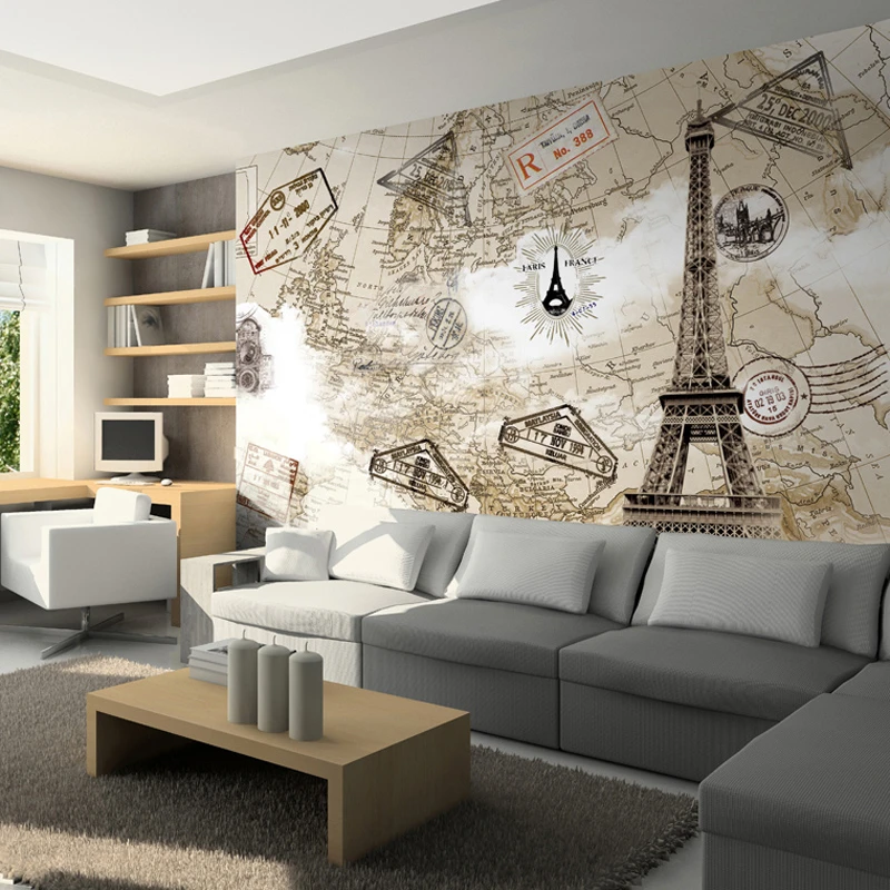 Tv Hintergrund Wand Mural 3d Tapete Mode Paris Turm 3d Wallpaper Fur Wande Tv Hintergrund Wohnzimmer Schlafzimmer 3d Wallpaper Wallpaper For Wallsfashion Wallpaper Aliexpress