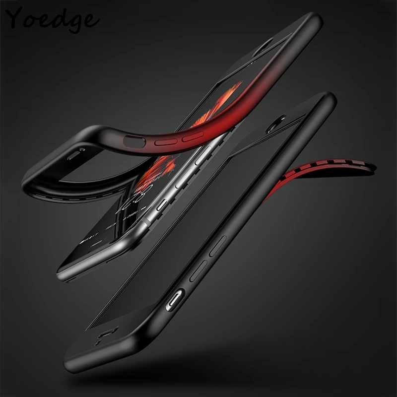 360 Full Protection Silicone Case For iPhone 7 Cover For iPhone 5 5S SE 6 6S 7 8 Plus Soft TPU Case For iPhone X XR XS Max Coque