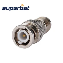 Superbat 5 шт. BNC-TNC радиочастотный адаптер штекер BNC к TNC прямой разъем типа "Джек" 50 Ом коаксиальный разъем