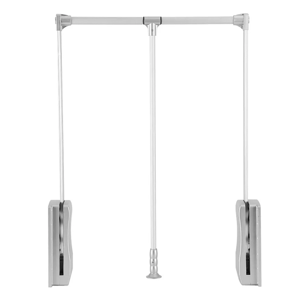 

Lifting/ Pull Down Clothe Rock Adjustable Width Wardrobe Holder Hanging Rail Soft Return Space Saving Max 10Kg Loading 3 Types