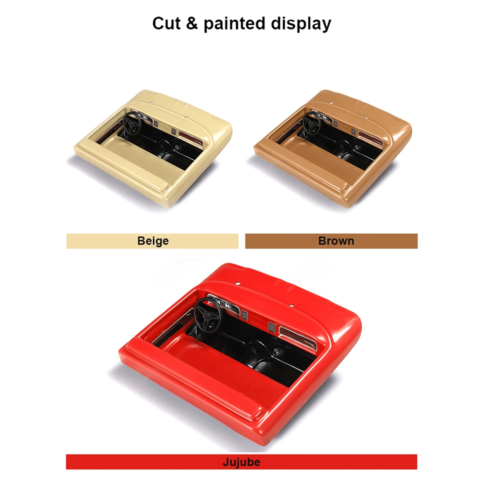 

Simulation Interior Decoration for DJ TRAXXAS TRX4 Ford RC Climbing Car Simulated Steering Wheel Shift Lever Stickers Sets