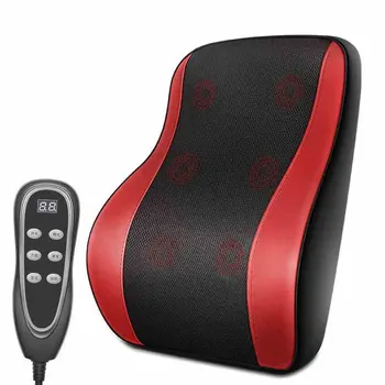 

Waist Massager Spine Back Multi-function Vibration Hot Magnetic Effect Moxibustion Lumbar Massager Body Massage Mat