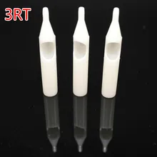 Besta Высокое качество 50 шт одноразовые наконечники для татуировки белого цвета 3RT круглые наконечники Предварительно стерилизованные наконечники для 3RL 3RS Иглы для татуировки