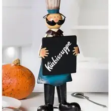 40*17*8 см, милый экспорт Европейская кухня ресторан Железный Декор, большой шеф-повара доска украшение меню, сад декор