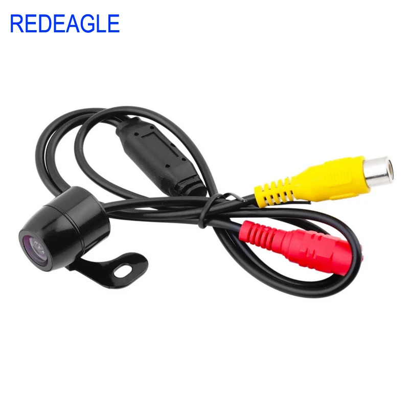 REDEAGLE-cámara de seguridad analógica impermeable para exteriores, videocámara de visión frontal con montaje de 12V, resolución 600TVL y salida RCA