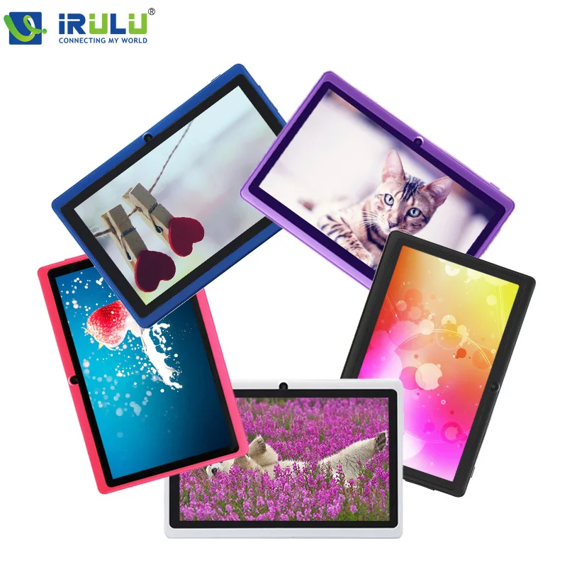 iRULU X1 7'' Tablet 1.5GHz Quad Core Android 4.4 16GB ROM Dual Camera Tablet PC Support OTG WIFI With Multi Color Hot Sale