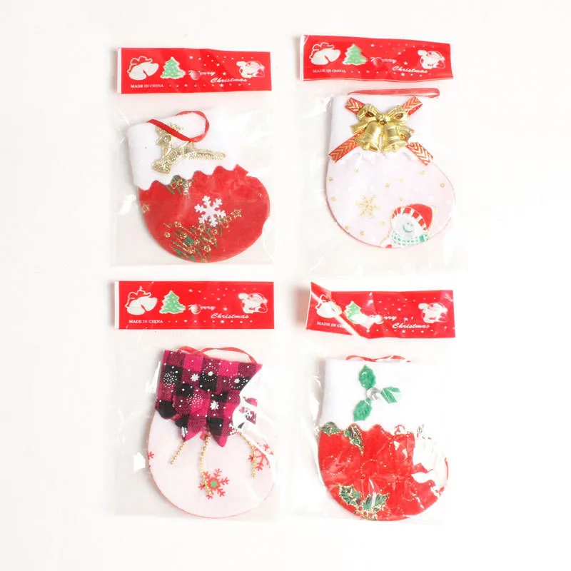 

Christmas Socks Knife Fork Sets Christmas Tree Decoration Pendant Candy New Year Christmas Decorations for Home
