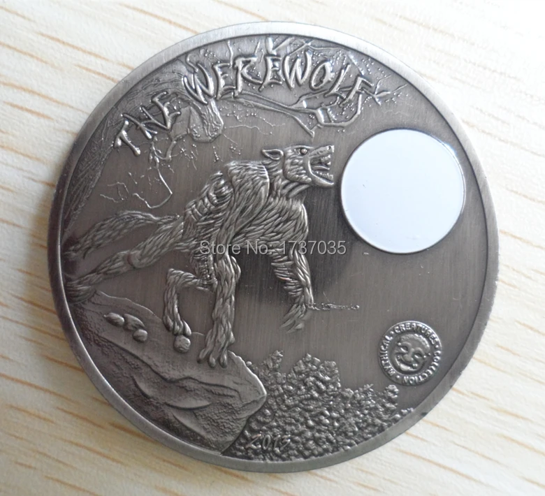 Pcs Lot Palau Mythical Creatures Wolf Coin Imitation Antique Coin Art Rounds 2 Oz Moon Wolf Replica Coins Coin Badge Coin Souvenircoin Drops Aliexpress