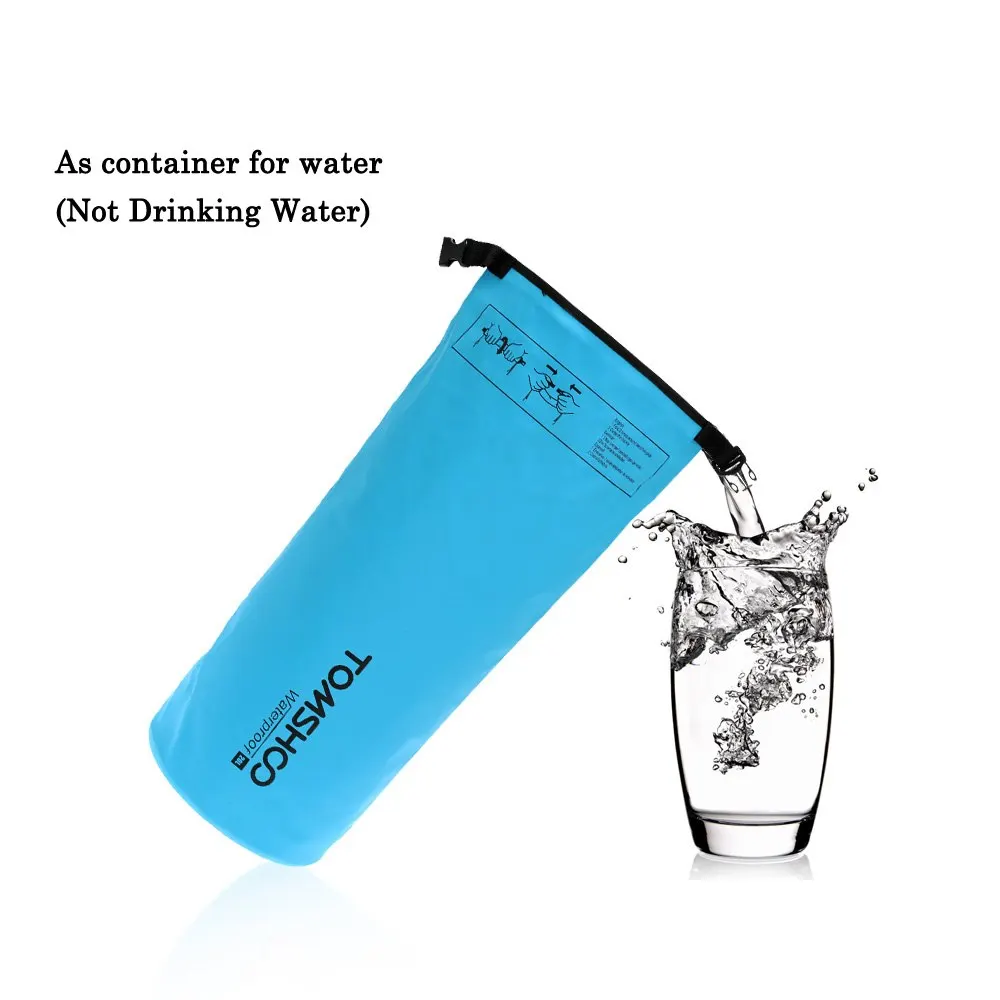 TOMSHOO 10L/20L водостойкий сухой мешок для походы рафтинг каноэ одежда заплыва Кемпинг