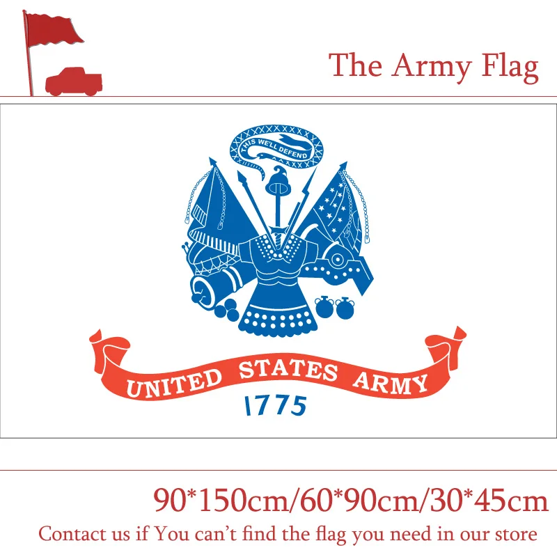 30*45cm Car Flag America The Army Secretary Chief Of Staff Flag 90*150cm 60*90cm 3*5 Feet Polyester Banner 90 150cm russian marines corps flag 100% polyester russia naval infantry navy jack army military banner