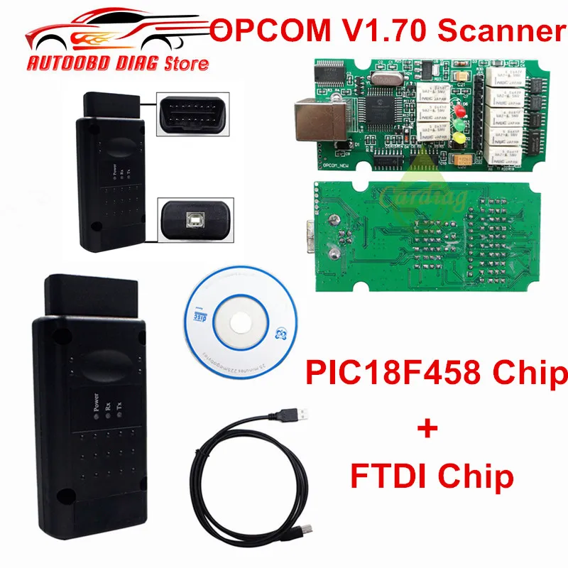 

OPCOM V1.70 OP-COM 170 With Best PIC18F458 Chip For Opel Auto OBD2 Code Scanner Can Bus OP COM Diagnostic Tool