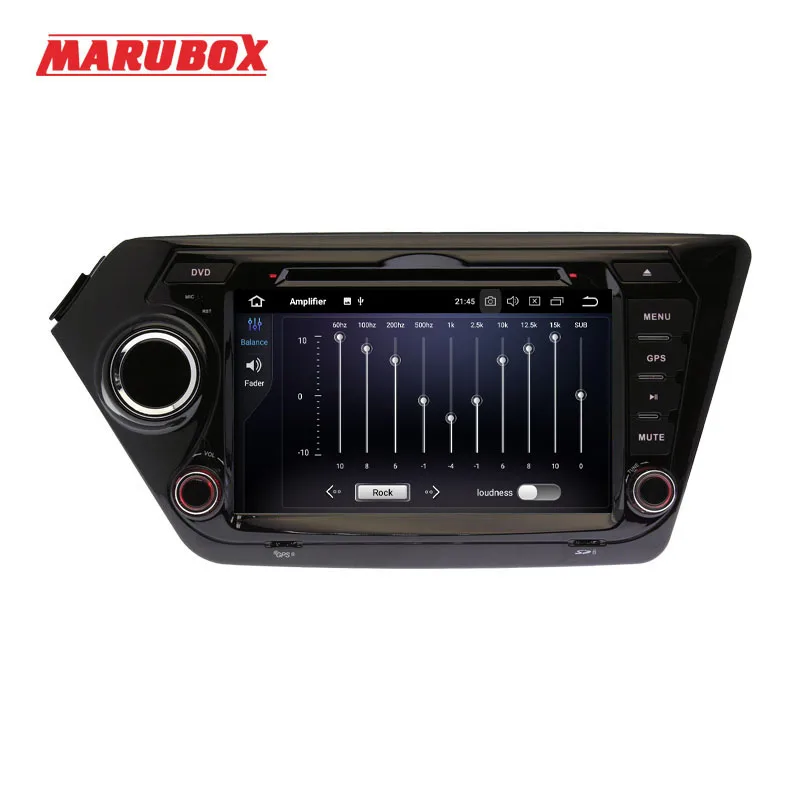 Perfect MARUBOX 2Din Car Multimedia Player For Kia Rio K2 2010-2015 Android 8.0 4GB RAM 8" with DVD GPS Navi Stereo Car Radio 8A200PX5 2