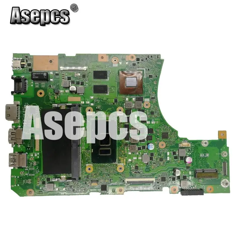 Asepcs X556UJ материнская плата для ноутбука ASUS X556UJ X556UV X556UB X556UR X556UF X556U Тесты оригинальная материнская плата 4G Оперативная память I7-6500U