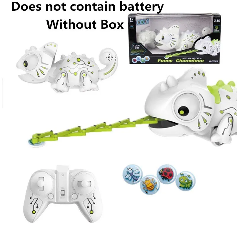 

Remote Control Chameleon 2.4GHz Pet Intelligent Toy Robots Cartoon Animals Creative Electric Robot Pets Toys For Children Gifts