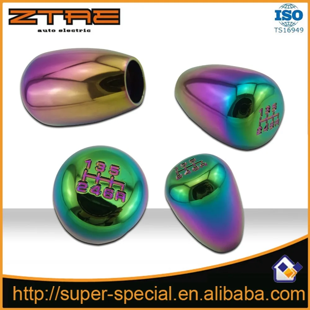 6/Six Speed neo chrome Universal Automatic Manual Automatic Gear Shift