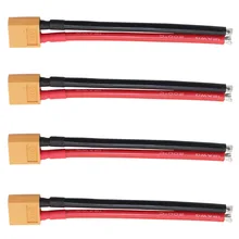 20 шт./лот XT60 Мужской Разъем 12AWG мягкий силиконовый провод для RC Lipo