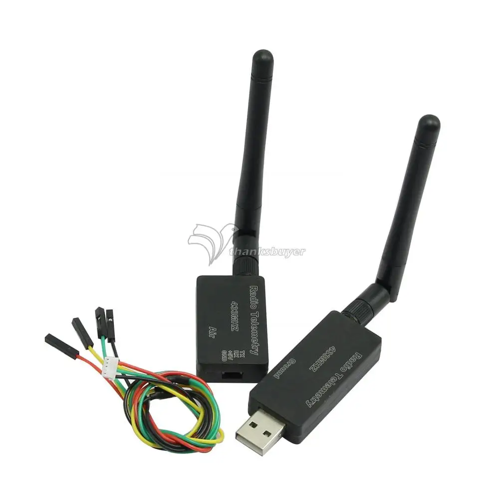 

433MHz 500MW 3DR Radio Telemetry TX+RX Bluetooth Module Can Connect with HC-06