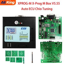 Venda promoção xprog v5.84 metal adaptadores completos XPROG-M ecu programador xprog 5.55 ecu chip tunning x PROG-M 5.84