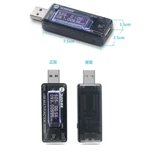 Novfix 3,5 V-7 V Ток Напряжение Ёмкость тестер USB вольт тока Напряжение доктор Зарядное устройство Ёмкость метр тестер Мощность банка