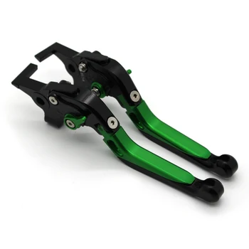 

for KAWASAKI ZX6R/636 ZX10R 2007-2016 with logo CNC Motorcycle Accessories Adjustable Brake Clutch Levers Foldable Extending