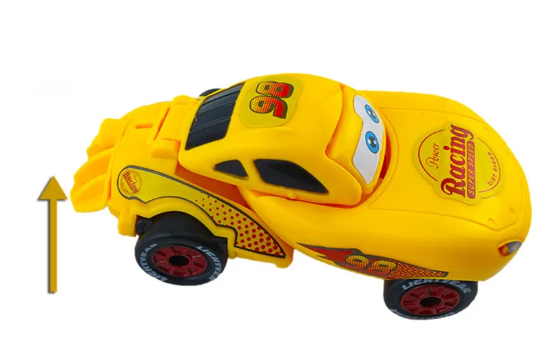 1 шт. disney Pixar Cars 2 3 Lightning McQueen экзотический детский гоночный автомобиль мальчик Рождественский подарок модель автомобиля деформированная игрушка яйцо подарок