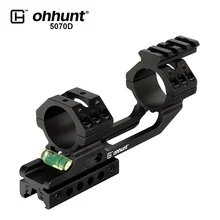 Ohhunt тактический 30 мм/25,4 мм кольца для прицела винтовки ласточкин хвост или Пикатинни Крепление офсетное двунаправленное основание с бесплатным поплавковым Рельсом