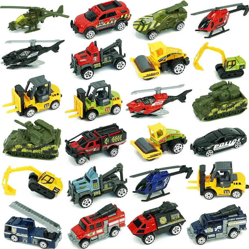 Toy Diecast Metal Alloy Model Toy Car Metal Military Vehicle Wheel-car Police Tractor Excavator gift of boys toys kids toys Toy Diecast Metal Alloy Model Toy Car Metal Military Vehicle Wheel-car Police Tractor Excavator gift of boys toys kids toys