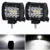 4 inch HA CONDOTTO LA Luce del Lavoro di 60 W Bar Lampadina 12 V 24 V Spot Flood Luci per I Camion di Nebbia del Led light Bar per Offroad Town Car ATV Barca SUV